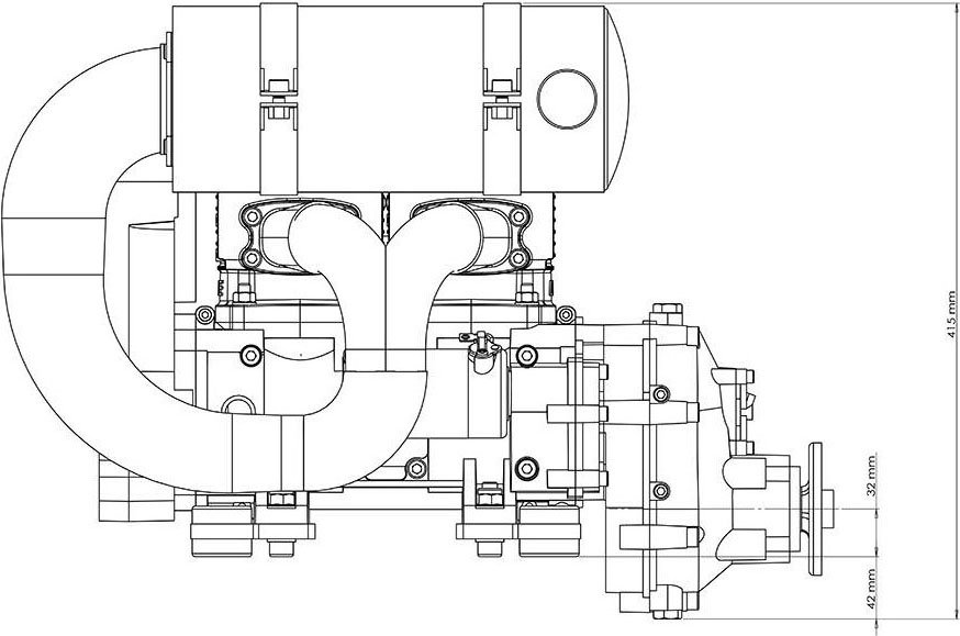 DLE 430 Aero Engine