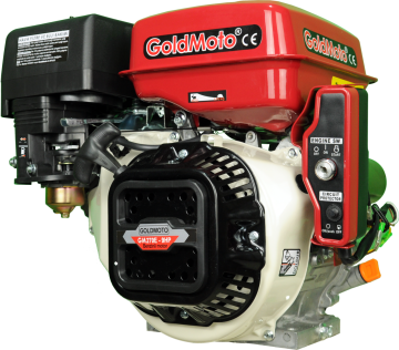 Benzinli Motor 9Hp Marşlı Krank Mili Kamalı GM270E