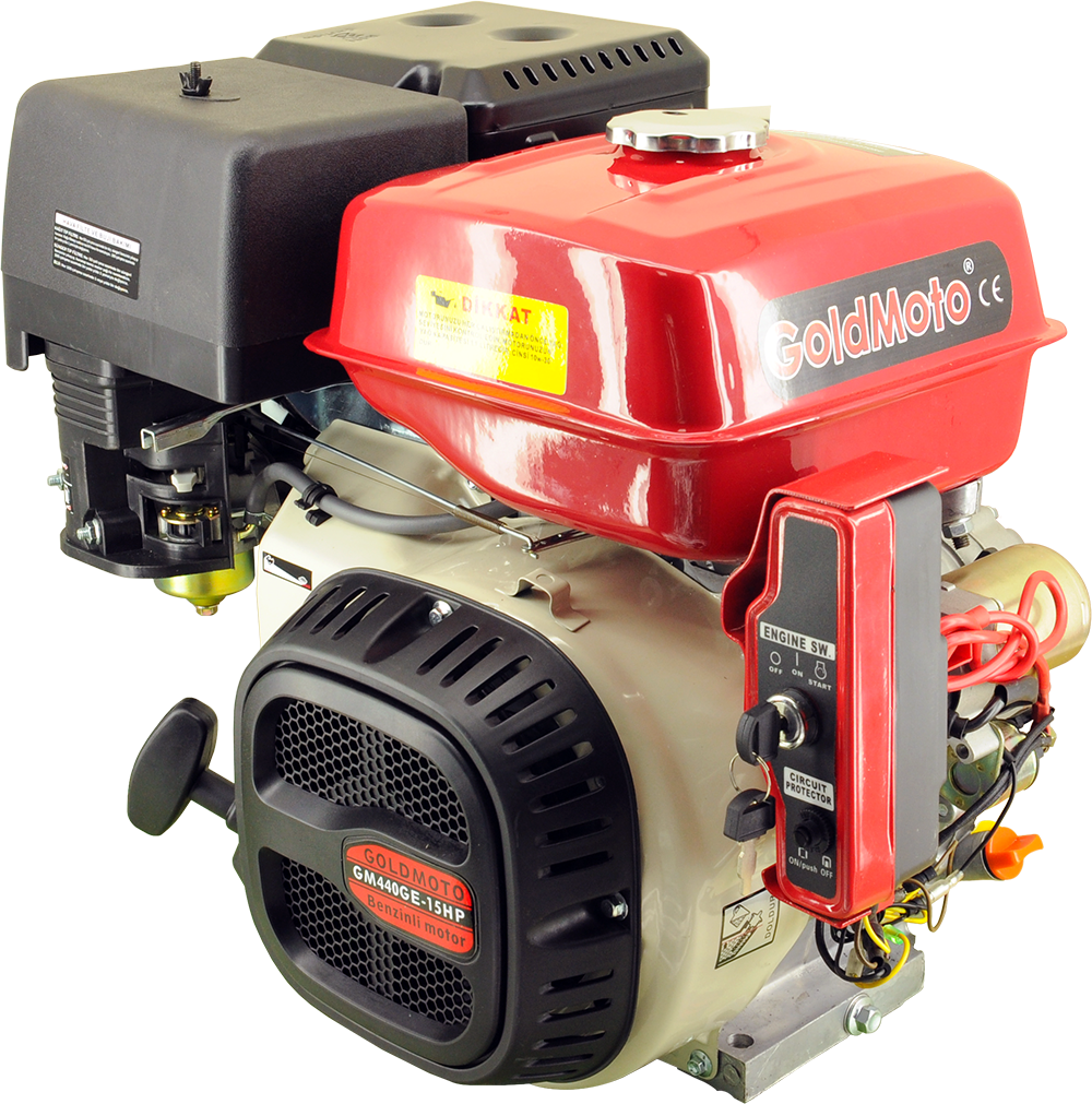 GoldMoto GM440GE Benzinli Motor GoKart 15 Hp Marşlı
