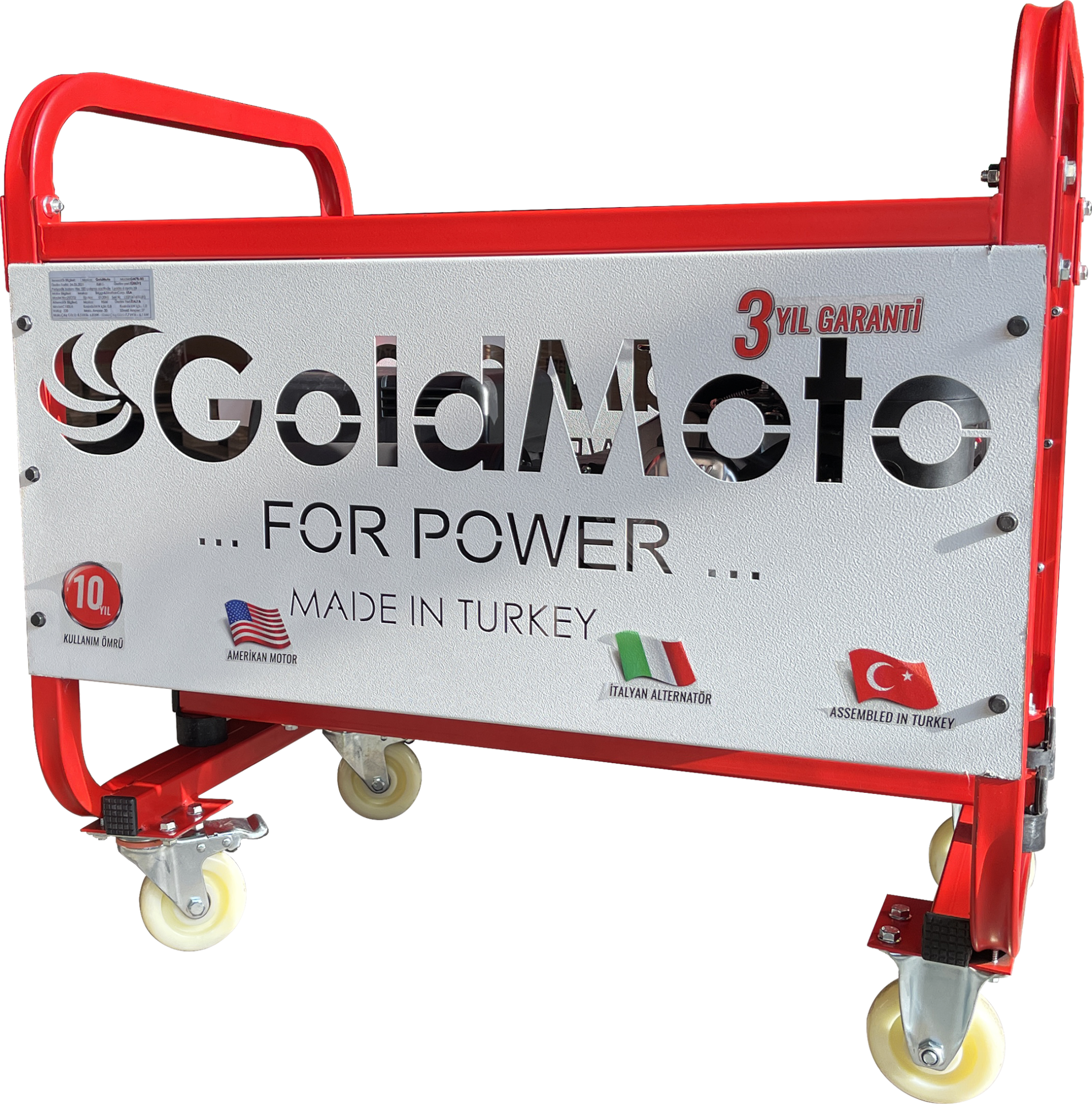 GoldMoto GM7BJBSE Benzinli Jeneratör Marşlı 7kW Monofaze