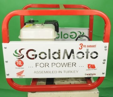 GoldMoto 3.5 kVA MONOFAZE JENERATÖR İPLİ