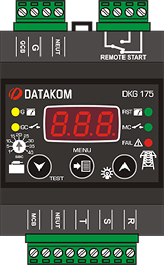 Datakom DKG-175 Ray Montajlı Transfer Kontrol Ünitesi