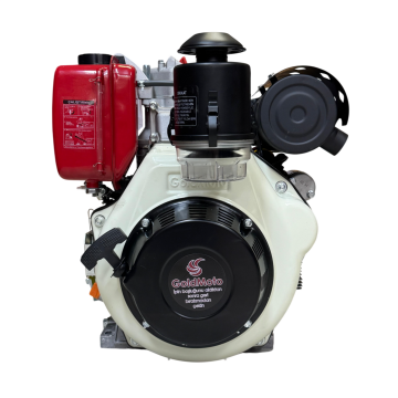 GoldMoto GM186FAE-G7 Dizel Motor 10 Hp Marşlı Krank Mili Konik Kamalı