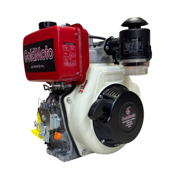 GoldMoto GM186FAE-G7 Dizel Motor 10 Hp Marşlı Krank Mili Konik Kamalı