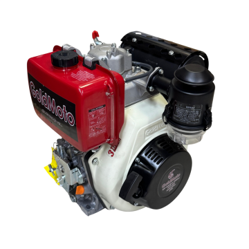 GoldMoto GM186FAE-G7 Dizel Motor 10 Hp Marşlı Krank Mili Konik Kamalı