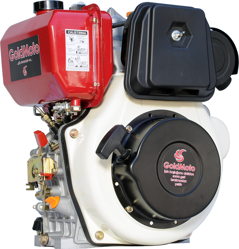 GoldMoto Dizel Motor 10 Hp Marşlı GM186FEN-G6