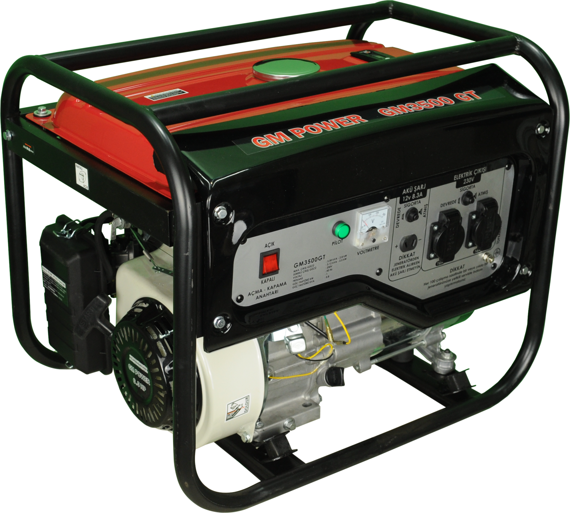 GMPOWER GM3500GT Benzinli Jeneratör 3.5 kVA Monofaze