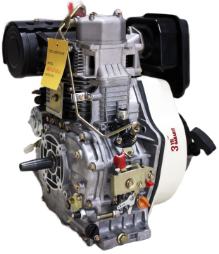 GoldMoto GM192FBE-G3 Dizel Motor 12 Hp Marşlı Krank Mili Konik Orta
