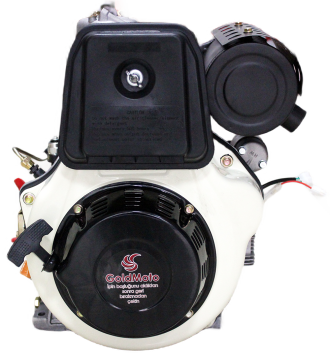 GoldMoto GM192FBE-G3 Dizel Motor 12 Hp Marşlı Krank Mili Konik Orta