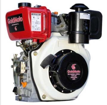 GoldMoto GM178F-C Dizel Motor 7Hp İpli Krank Mili Kamalı