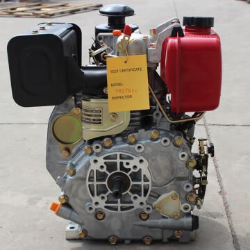 GoldMoto GM178F-C Dizel Motor 7Hp İpli Krank Mili Kamalı