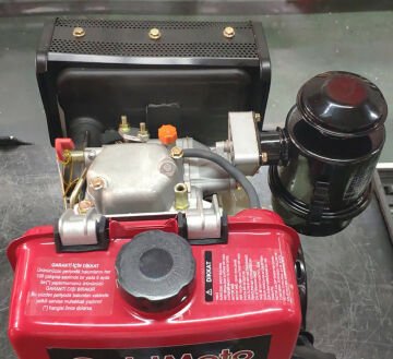 GoldMoto GM178F-C Dizel Motor 7Hp İpli Krank Mili Kamalı
