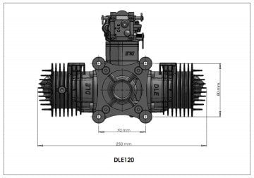 DLE 120 Benzinli Motor