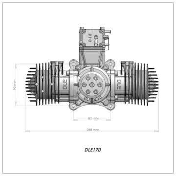 DLE 170 Benzinli Motor
