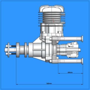DLE 30 Benzinli Motor