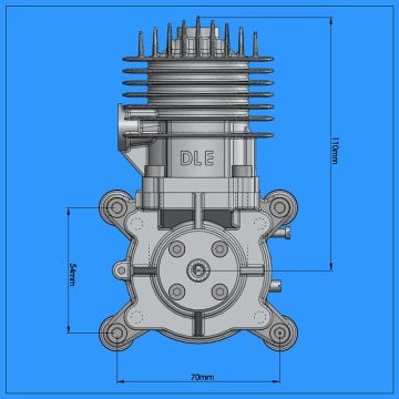 DLE 30 Benzinli Motor