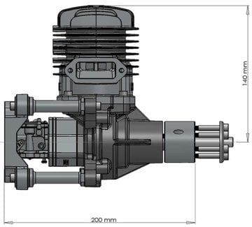 Dle 85 Benzinli Motor