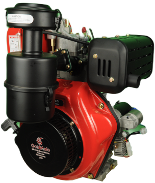 Goldmoto Dizel Motor 12Hp Marşlı GM192FBESU-B1 Su Soğutmalı