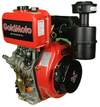 Goldmoto Dizel Motor 12Hp Marşlı GM192FBESU-B1 Su Soğutmalı