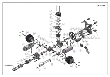 DLE170M Havacılık Motoru