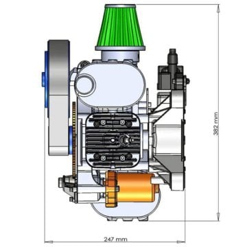 DLE200 Havacılık Motoru