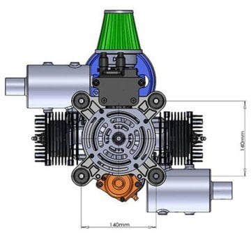 DLE200 Havacılık Motoru