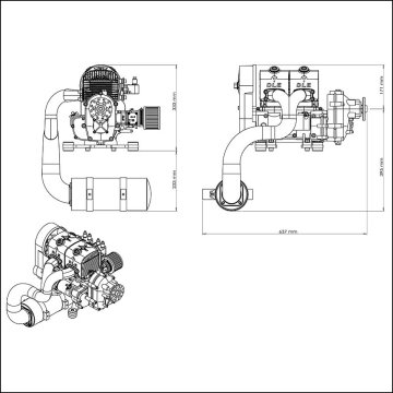 DLE430 Havacılık Motoru