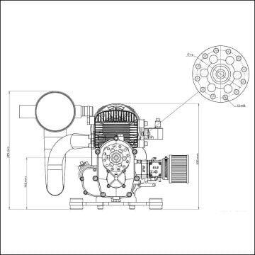 DLE430 Havacılık Motoru