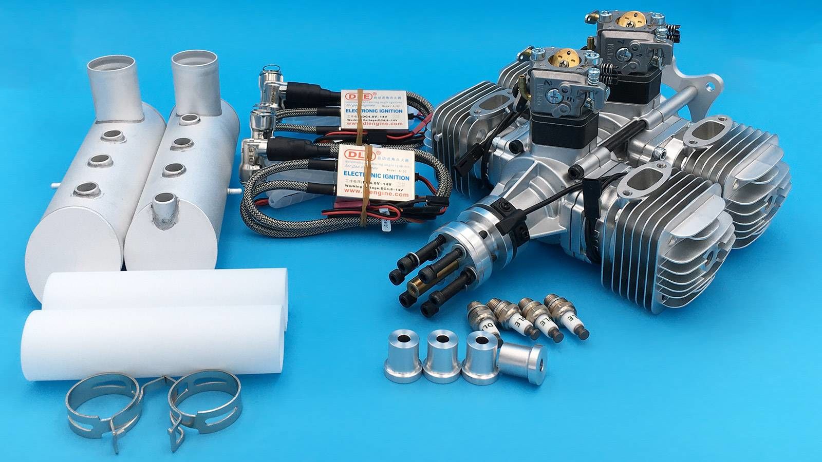 DLE120T4 Benzinli Motor 120 cc Rc Uçak Motoru