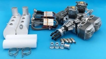 DLE120T4 Benzinli Motor 120 cc Rc Uçak Motoru