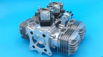 DLE120T4 Benzinli Motor 120 cc Rc Uçak Motoru