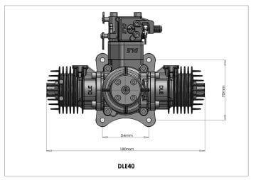 DLE 40 Benzinli Motor
