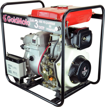 GoldMoto GM3DETP Dizel Kirli Su Pompası 3''