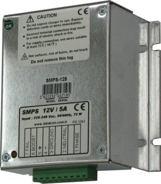 Datakom SMPS125 Akü Şarj Cihazı 12V 5A