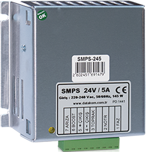 Datakom SMPS245 Akü Şarj Cihazı 24V 5A