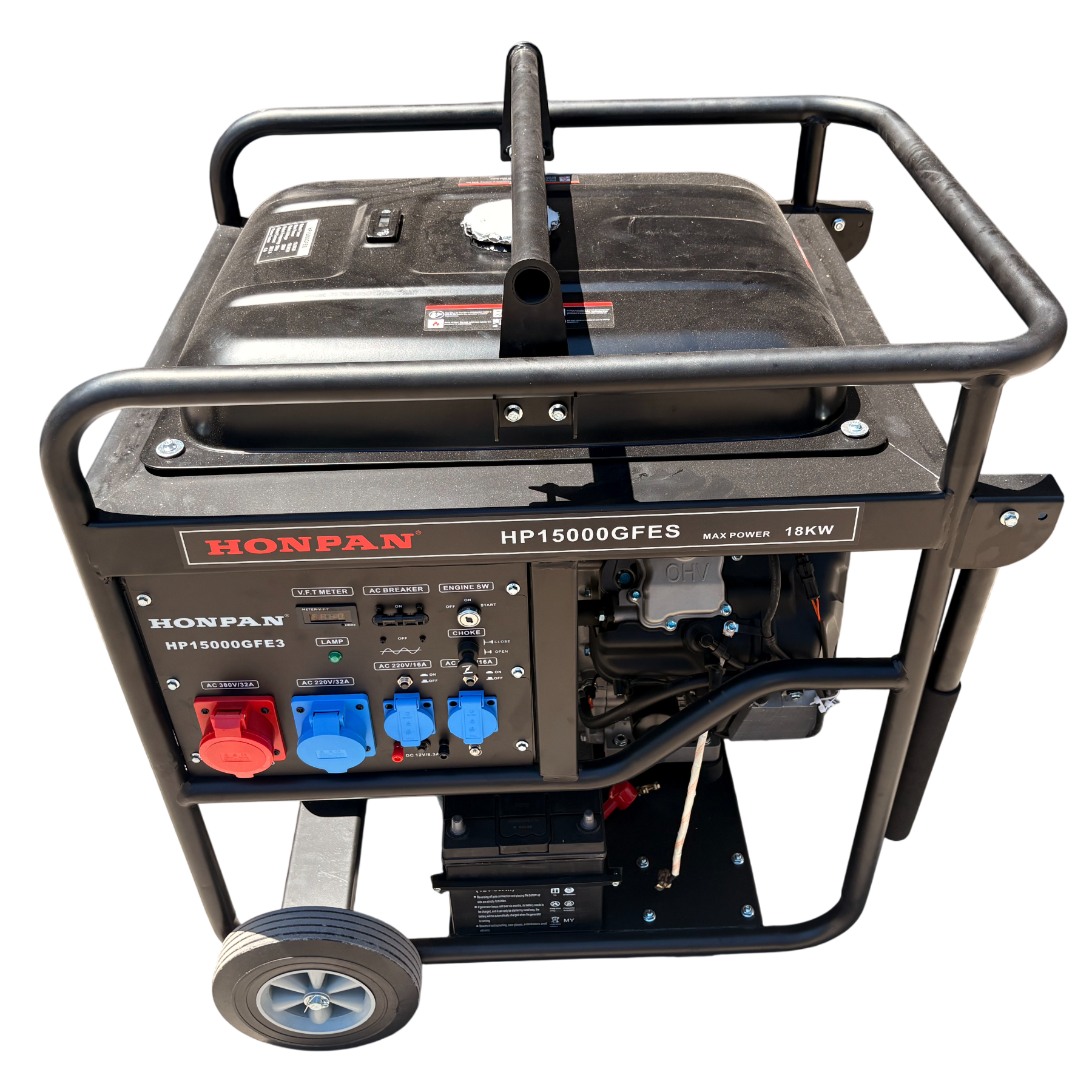BENZİNLİ JENERATÖR TRİFAZE 22 KVA HP15000GFET