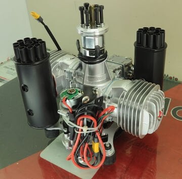 DLE170ME BENZİNLİ PARAMOTOR 170CC-17,5HP ŞARJ ALTERNATÖRLÜ DLE170MG