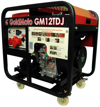 GoldMoto GM12TDJ Dizel Jeneratör 10kVA Trifaze Marşlı