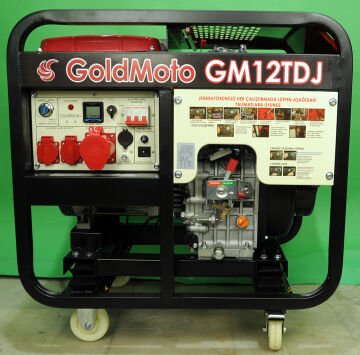 GoldMoto GM12TDJ Dizel Jeneratör 10kVA Trifaze Marşlı