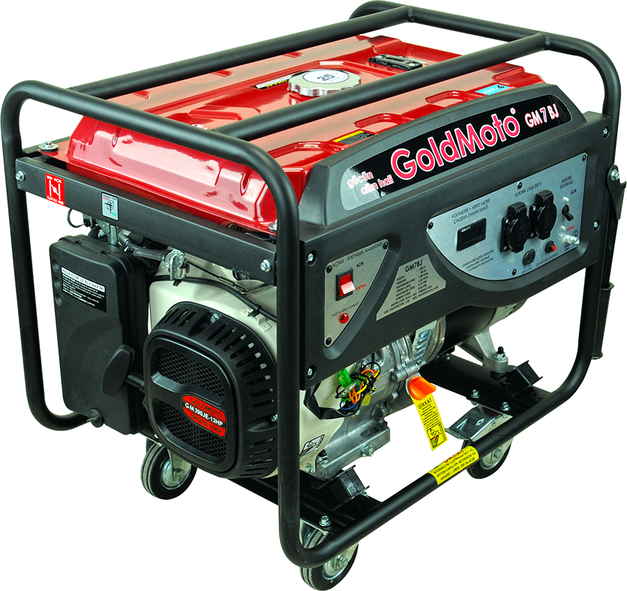 GoldMoto GM7BJ Benzinli Jeneratör 6.6Kva Monofaze