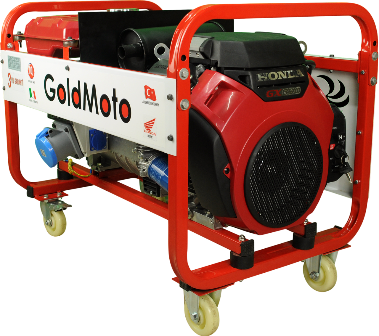 GoldMoto BENZİNLİ JENERATÖR TRİFAZE GM12TBJH