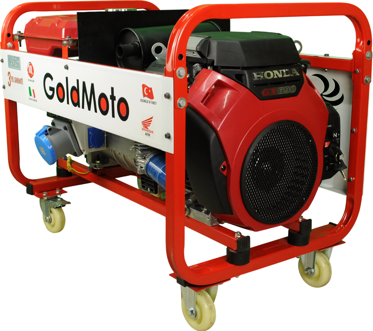 GoldMoto BENZİNLİ JENERATÖR TRİFAZE GM12TBJH