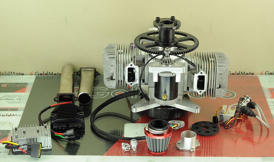 BENZİNLİ MOTOR 350cc - 29.37hp MARŞLI JEENRATÖRLÜ