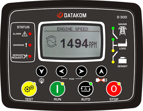 Datakom GSM Gelişmiş Jeneratör Kontrol Cihazı D300-GSM