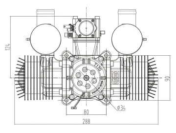 BENZİNLİ MOTOR 170cc - 17,5hp  NGH-GTT170