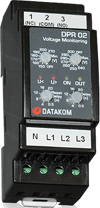 Datakom Gerilim Koruma Rölesi (Faz-Nötr) DPR02