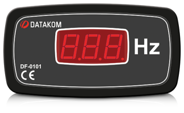 Datakom Tek Fazlı Dijital Frekansmetre 96x48 DF0101-48