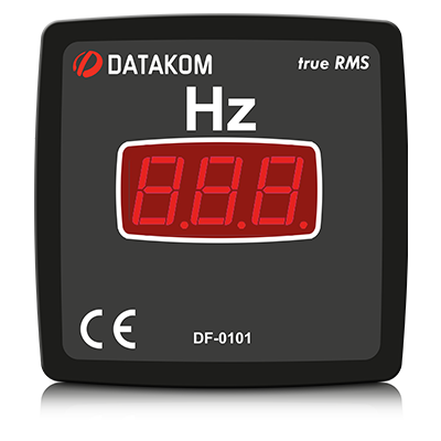 Datakom Üç Faz Dijital Frekansmetre 72x72 DF0101-72