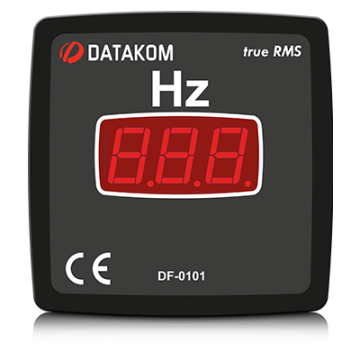 Datakom Üç Faz Dijital Frekansmetre 72x72 DF0101-72