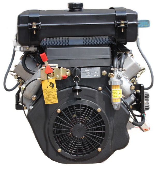 Goldmoto Dizel Motor GM2V88 20Hp - Uzun Konik 2v870